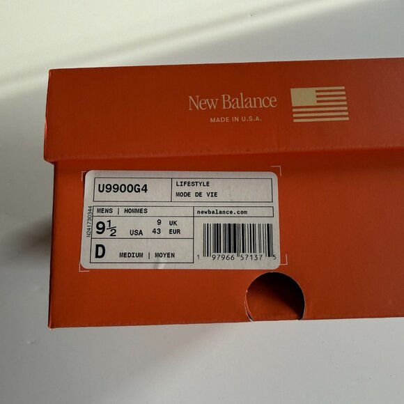 New Balance 990v4 x Aimé Leon Dore Orange - Men\'s 9.5 - U990OG4 - Made in USA main image 7